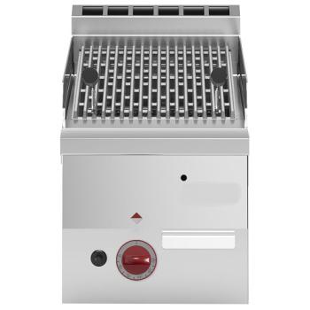 G60/GPL3T-N (25) Gas Lavasteingrill mit Rost aus Gusseisen -Top-
